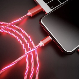 Flowlightning opladerkabel til iPhone - Rød